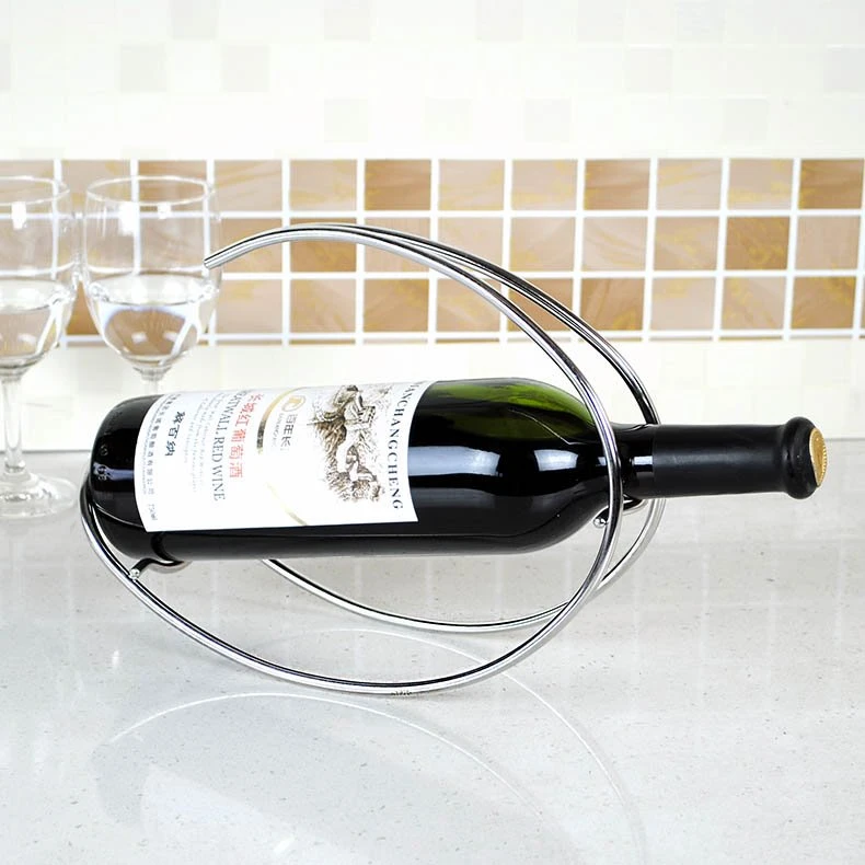 Porte-bouteille de vin en acier inoxydable