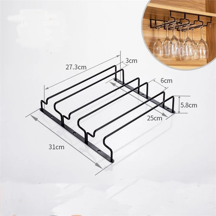 wire wine glass holder